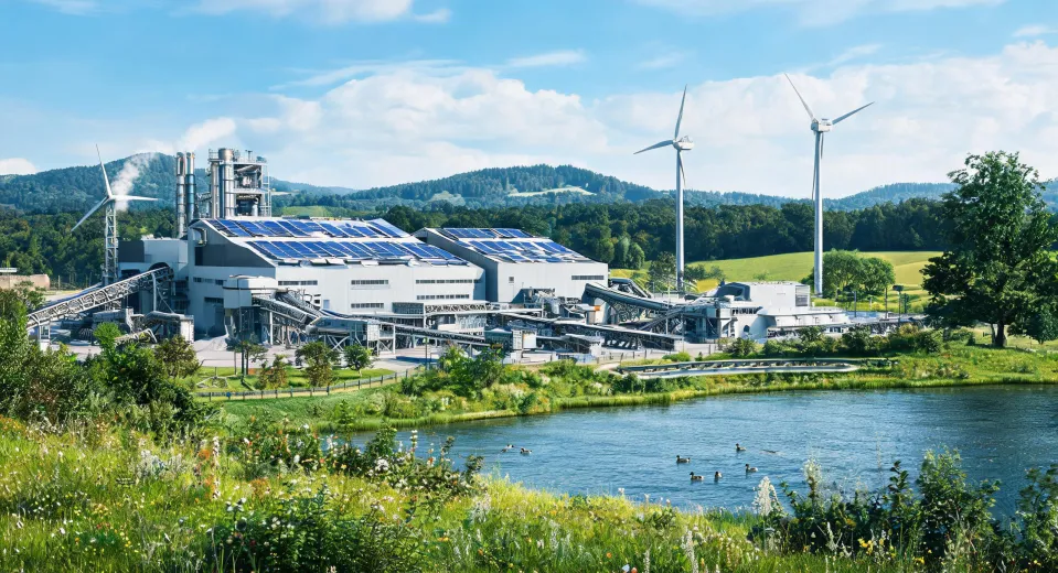 Buhler Sustainability industrial scene